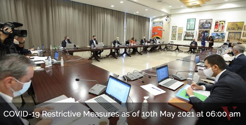 COVID-19 Restrictive Measures as of 10th May 2021 at 06:00 am